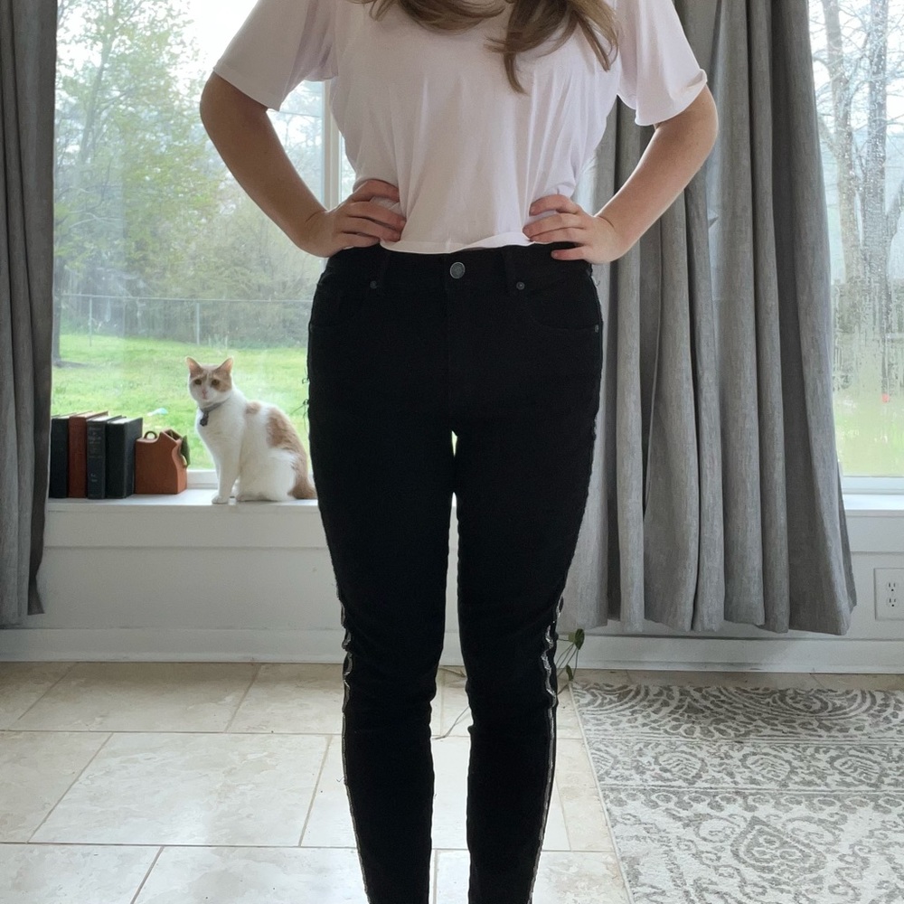 Embellished Ann Taylor Jeans